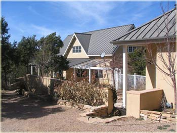 Alternative pumice-crete residence in Canoncito, New Mexico